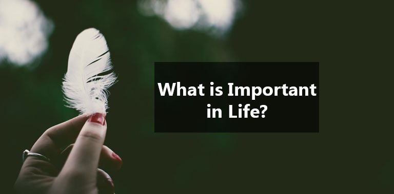 What is Important in Life?